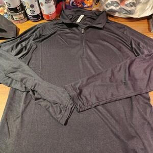 NEW Team 365 Stretch 1/4 Zip Pullover Long Sleeve, Great for Golf Jogging sz L